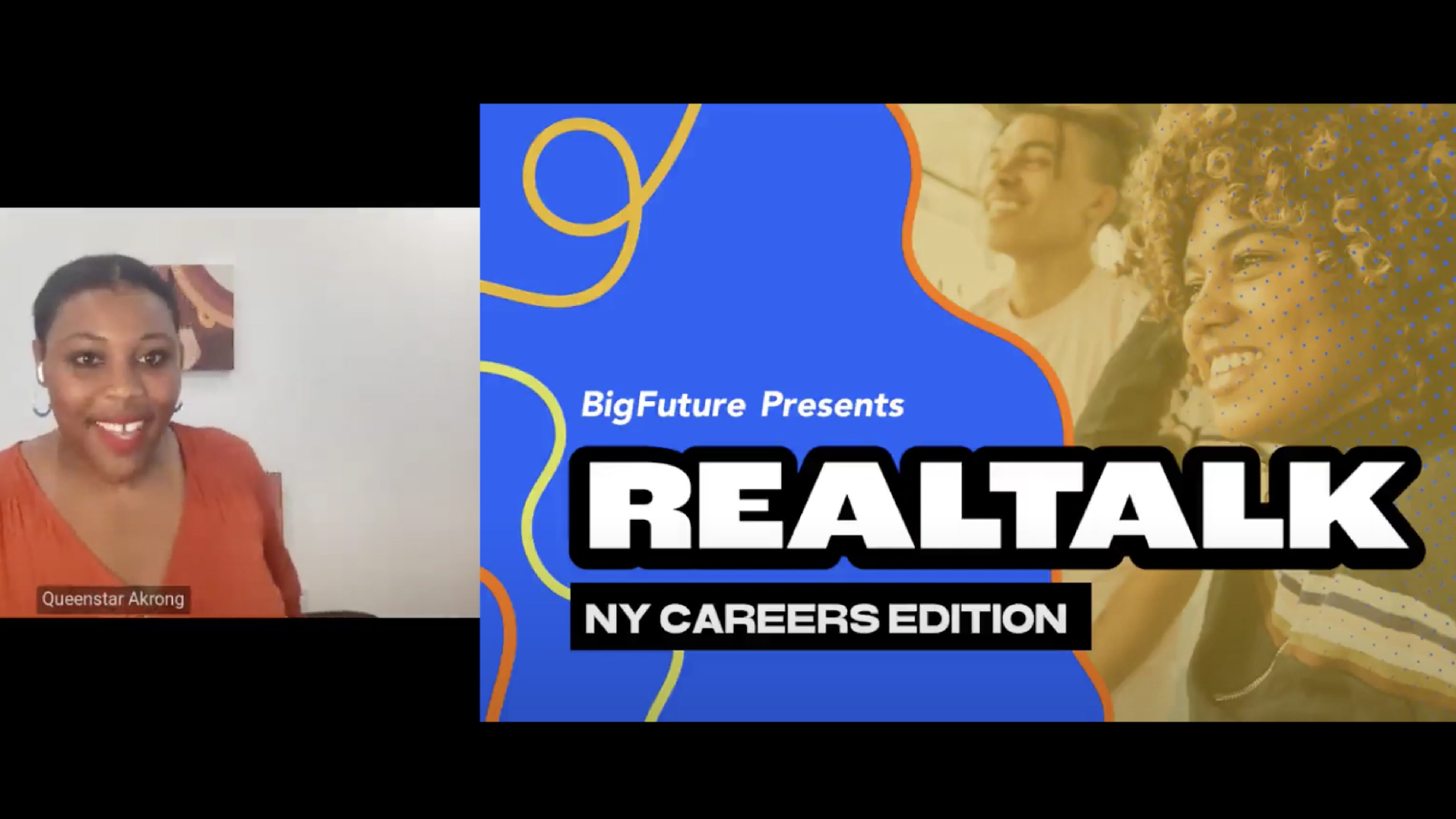 BigFuture Presents Real Talk NY Careers Edition
